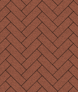 Тротуарная плитка Прямоугольник Гранит  360х80 - krasnyj_granit