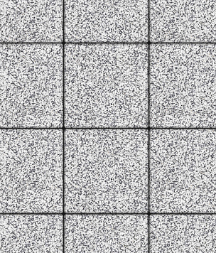 Тротуарная плитка Квадрат Стоунмикс  400х400 - belyj_s_chernym_stounmiks